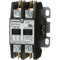 Contactor definido del propósito, 2-Pole, 40A, 24VAC bobina, serie de la clase 45