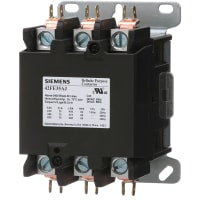 Contactor definido del propósito, 3-Pole, 75A, 24VAC bobina, serie de la clase 42