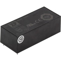 Fuente de alimentación, AC-DC, montaje del PWB, encapsulado, 40W, 48V@0.82A, 85-305V adentro, VCE40 Serie