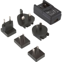 Fuente de Alimentación, CA-CC, Montaje en Pared, Adaptador, 5W, 5V @1A90-264V In, Serie ACM06