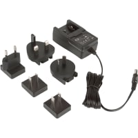 Fuente de Alimentación, CA-CC, Montaje en Pared, Adaptador, 6W, 12V @500mA90-264V In, Serie ACM06
