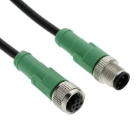Cablegrafíe, sensor/actuador, 4 posición, M12 recto, extremo libre, los 2m