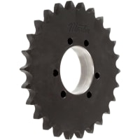 El piñón, cadena del rodillo, 80, 1 " echada, 28 dientes, QD SF bushed