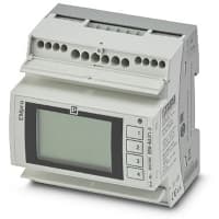El metro de la energía, Dinar-monta w/display, Modbus TCP + RTU, RESTO API, entrada de Rogowski