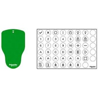 Kit de etiquetas para el mando a distancia, Customizable, 66 x 114 milímetros, serie del bolsillo de la armonía