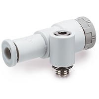 El CONTROL del FLUJO CONTROL/SPEED, ACUERDO, MIDE HACIA FUERA el GRIS, 5TUBO32 de /", PUERTO 1/8NPT