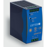 Fuente de alimentación, DRA120-24A, 5A, 24V, 120W