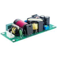 Fuente de alimentación, AC-DC, marco abierto, 30W, 24V, 1.25A, 85-264V adentro, TPI de serie de 30A-J