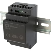 Fuente de alimentación, AC-DC, carril del estruendo, 60W, 24V, 2.5A, 85-264V adentro, serie DRC60