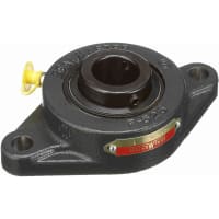 Unidad del rodamiento de bolitas del montaje del reborde, TORNILLO DE PRESIÓN del ORO de la GEN, 700129