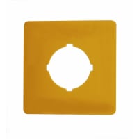 ESPACIO EN BLANCO DE LA PLACA DE LEYENDA DE E-STOP