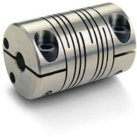 Emita el acoplador, estilo de la abrazadera 6-Beam, alesajes 10mmX10m m, OD 25.4m m, L 38.1m m, 303 SS