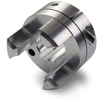 Cubo del acoplador de la quijada, abrazadera con la chavetera, alesaje 25m m, chavetera 8m m, OD 57.2m m, L 28.7m m, 2024 A