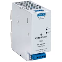 Fuente de alimentación, carril del estruendo, trifásico, 120W, 24V, 5A, serie de SVL