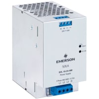 Fuente de alimentación, carril del estruendo, trifásico, 240W, 24V, 10A, serie de SVL