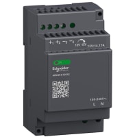 Power Supply, AC-DC, 12V, 4.2A, 100-240V adentro, phase de Single, DIN Rail, ABLM Series