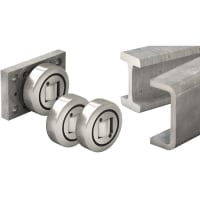 Placa del reborde del cojinete axial w/welded, fija, Tonelada-Fuerza de 0.58 los E.E.U.U., serie de HVB