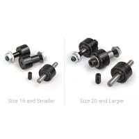 Kit de la reconstrucción del bloque de la almohadilla del rodillo, diámetro del eje de 1.25 pulgadas, serie de FUBK