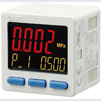 Interruptor de presión, IP65, 0 a 1MPa, 3 pantalla, 2xPNP+analC, 1/8NPT