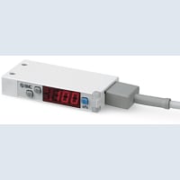 Interruptor de presión, perfil bajo, -100 a 100kPa, M5 fem, 2xNPN, plomo de los 2m