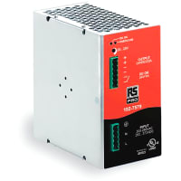 El estruendo cerca salida de la fuente con barandilla de alimentación 1-Phase 200-240VAC 47-63Hz Input/24VDC 20A 480W