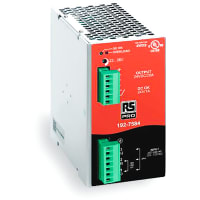 El estruendo cerca salida trifásica de la fuente con barandilla de alimentación 187-550VAC 47-63Hz Input/24VDC 20A 480W