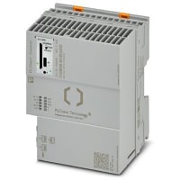 El PLC, control de PLCnext para Axioline F I/Os, Ethernet independiente de 3 interconecta