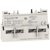 TeSys fácil GP2E, contacto auxiliar, 1 NINGÚN + 1 NC