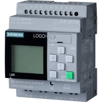 Kits de inicio LOGO! 24CE, módulo de la lógica, exhibición PS/I/O: Transporte de 24 V/24 V/24 V., DI de 8 (4 AI) /4 D