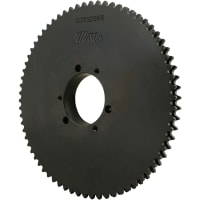 El piñón, cadena 35 doble, 84 dientes, QD bushed para SK