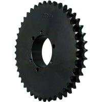 El piñón, cadena doble de 50, dientes de 42, QD bushed para SK