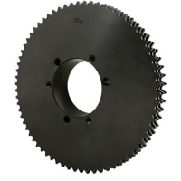El piñón, cadena 35 triple, 68 dientes, QD bushed para SK