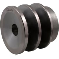 FHP SHEAVE, 10.25 " OD, 1 " Plain Bore, groove de 2
