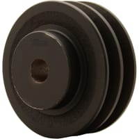 FHP SHEAVE, 5.95 " OD, 1 " Plain Bore, groove de 2