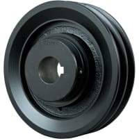 FHP SHEAVE, 5.95 " OD, 3/4 " Finished Bore, groove de 2