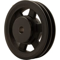 POLEA ACANALADA de FHP, 9.25" OD, 1 " alesaje llano, 2 surco