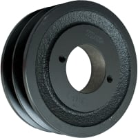 POLEA ACANALADA de FHP, 5.95 " OD, MST Bushed, surco de 2