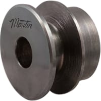 POLEA ACANALADA de FHP, 18.25 " OD, 1 " alesaje llano, 1 surco