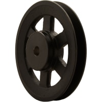 POLEA ACANALADA de FHP, 10.25 " OD, 1 " alesaje llano, 1 surco