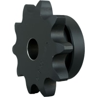 Solid B Sprocket, 120 Chain, 10 T, 5.517 " OD, 4.854 " paladio, 1.375 " Inventario Bore