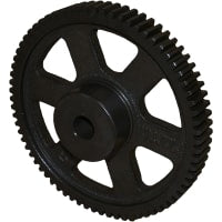 14.5- engranaje de estímulo del PA, DP de 12, dientes de 84, identificación de 7 " paladio, 0.75 ", hierro fundido
