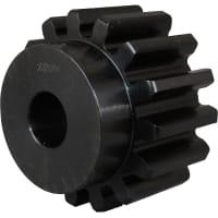 14.5- engranaje de estímulo del PA, DP de 5, dientes de 12, identificación de 2.4 " paladio, 1.0625 ", acero