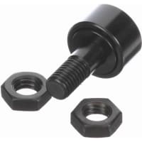 Seguidor de leva métrico cilíndrico, montaje Roller, 19m m RD, agujero del perno prisionero de la tuerca hexagonal