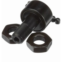 Seguidor de leva métrico cilíndrico, rodillo del montaje del perno prisionero, agujero de la tuerca hexagonal, 22m m RD, sellados