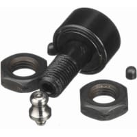 Seguidor de leva métrico coronado, rodillo del Mt del perno prisionero, ranura del destornillador, 22m m RD, sellados