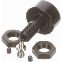 Seguidor de leva métrico coronado, rodillo del montaje del perno prisionero, 26m m RD, ranura del destornillador