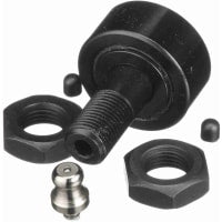 Seguidor de leva métrico coronado, SR. del perno prisionero, ranura del destornillador, 26m m RD, sellados