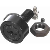 Seguidor de leva métrico cilíndrico, SR. del perno prisionero, ranura del destornillador, 26m m RD, sellados