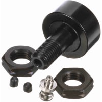 Seguidor de leva métrico coronado, rodillo del montaje del perno prisionero, 26m m RD, ranura del destornillador