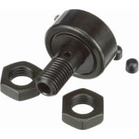 Seguidor de leva métrico cilíndrico, SR. del perno prisionero, ranura del destornillador, 32m m RD, sellados